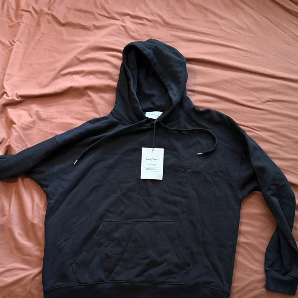 Second Layer Black Hoodie for Men - Picture 1 of 5